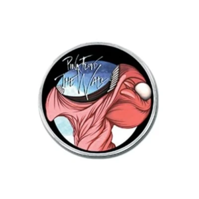 Image of Pink Floyd Pin Badge: The Wall Eat Head Logo