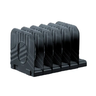 Image of Avery 66MLBLK Original 6 Part Modular Bookrack, 304 x 193 183 mm Black