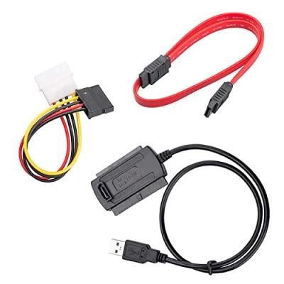 Image of Zeizafa Upgraded Hard Disk IDE Sata To USB2.0 Adapter Converter Cable Computer Connection Device Usb 2.0 Ide/Sata 2.5/3.5 Drive Hdd Ssd 480mb/s Computers