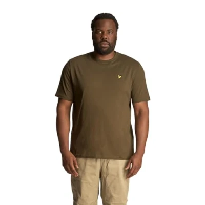 Image of Lyle &amp; Scott Plain Basic Tshirt, Men&#039;s, Size: 3XL, Olive