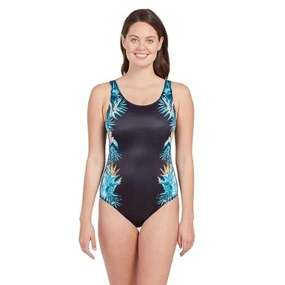Image of Zoggs Women&#039;s Scoopback (Foam Cups) Swimsuits, Sea Dreamer, 34