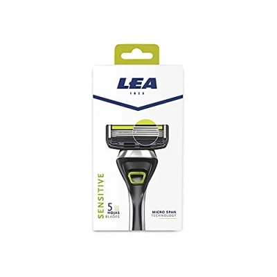 Image of Lea Men&#039;s Sensitive 5 Blade Razor, Modern Style, Travel Size, Cartridge Razor