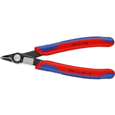 Image of Knipex Electronic Super Knips® burnished, with multi component grips 125 mm 78 41