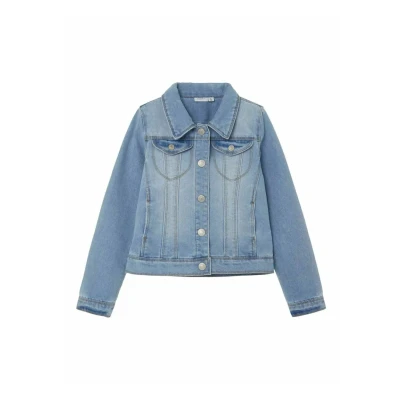 Image of Name it Nitstar RIKA denim jacket for kids, Size: 14y, Light blue