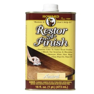 Image of Howard Restor A Finish Neutral RF1016 Restore The Original Remove Heat and Stain Marks on Wooden Furniture 473ml