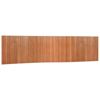 Image of vidaXL Brown Bamboo Room Divider Privacy Screen Partition Panel for Bedroom/Living Room/Office, 800x165 cm, Natural Design