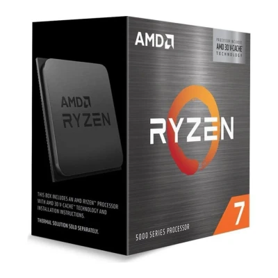 Image of AMD Ryzensets 7 5700X3D Processor (8 cores/16 Threads, 105W TDP, AM4 Socket, Cache 100Mb, up to 4,1 GHz max boost frequency, no cooler)