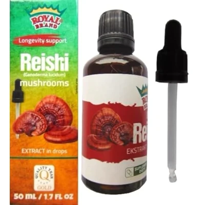 Image of Reishi Mushroom Supplement/Our Extract Promotes Longevity / Tincture 50ml 1.7 Fl Oz
