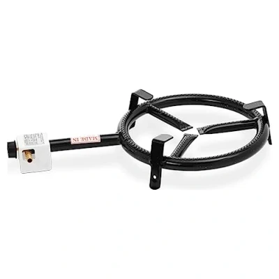 Image of Vaello La Valenciana Paellero Gas Burner 1 Fire Ring, 300 Mm, Black