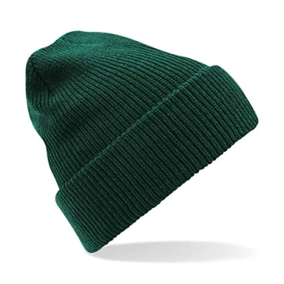 Image of Beechfield Heritage Beanie Bottle Green