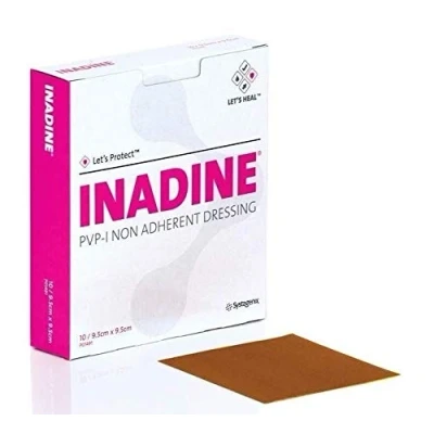Image of Inadine 9.5 cm x Pack of 10 Wound Dressings