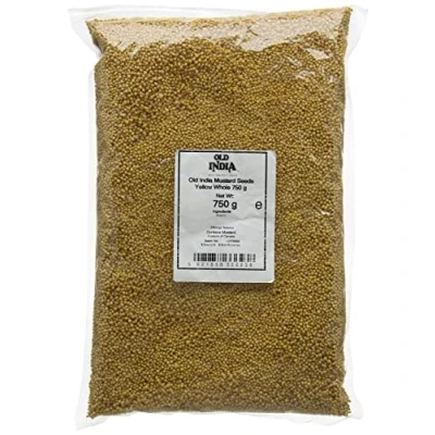 Image of Old India Mustard Seeds Yellow Whole 750 g