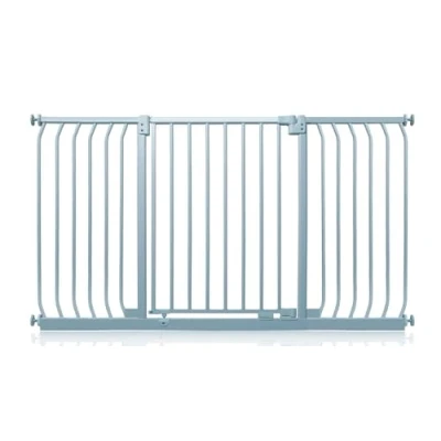 Image of Safetots Elite Pressure Safety Gate, 143cm 152cm, Matt Grey, Fit Stair Baby Gate for Doors Hallways and Spaces, Barrier, Easy Installation