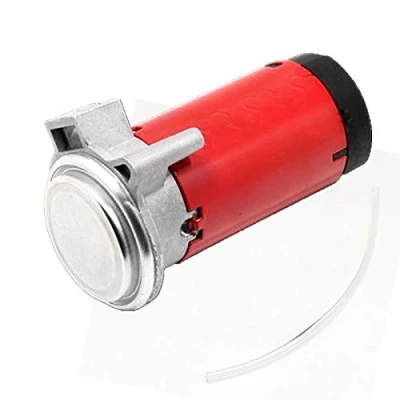 Image of YIYIDA Horn, YYDA825 Vehicle 150db Super Loud, 12V Red, Universal Fit for Motorcycle, Bus, Watercraft, Train, Passenger Car, Truck, Van, Chrome Plating (No Rust)