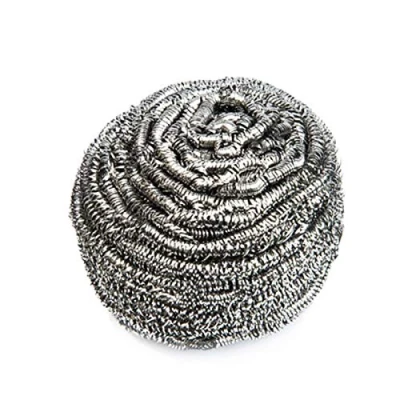 Image of drinkstuff Stainless Steel Scourers 40g Case of 100 Commercial Quality Wire Metal