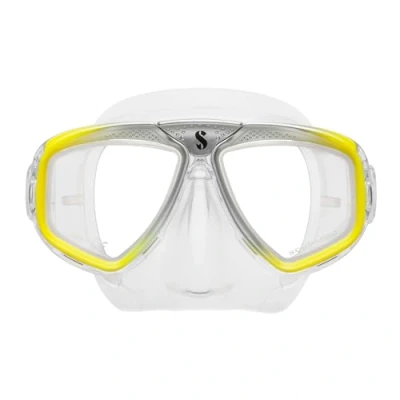 Image of Scubapro Zoom Mask Clear/Yellow Regulator Kit for Cold Water Diving Unisex Adult, Yellow, One Size