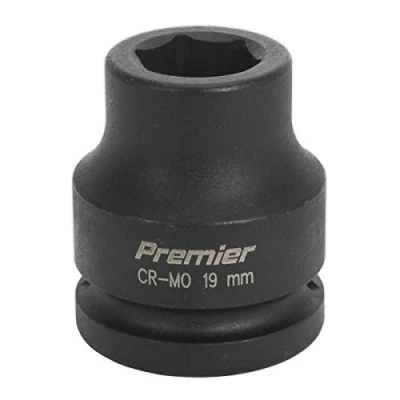 Image of Sealey Premier Impact Socket 19mm 3/4&quot;Sq Drive
