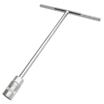 Image of 17mm T Bar Socket Wrench, Nut Spinner Hex Socket, Shape Handle Shaped Wrench Set, Angled Open Hexagon Spanner Tool