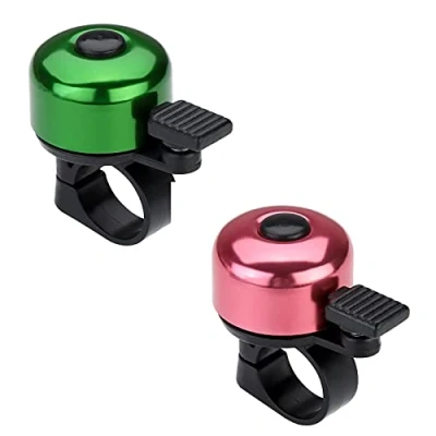 Image of Paliston Bike Bell Bicycle Crisp Sound for Adults Kids Boys Girls Green &amp; Pink