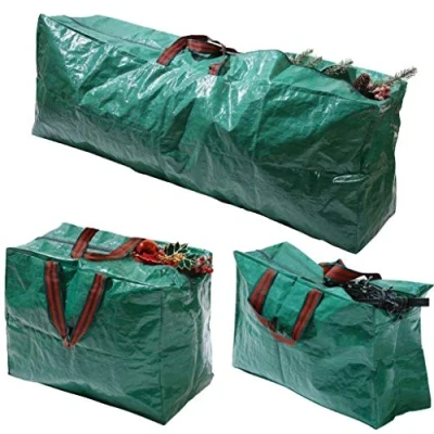 Image of NIGMA Christmas Xmas Storage Zip Bag for Tree, Decorations &amp; Lights, Box (Christmas Tree Bag)