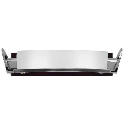 Image of Zira Wall Lamp Switched 2 Light G9, Polished Chrome/Frosted White Glass/Wenge