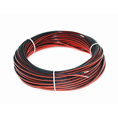 Image of TUOFENG 0.52mm² PVC Electrical Wire 20 AWG 30 Meter Reel 2 Pin Extension Cable 12V/24V DC for Single LED Strip Light