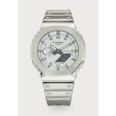 Image of G SHOCK Unisex Chronograph watch silvercoloured, Size: ONE, Silver/coloured