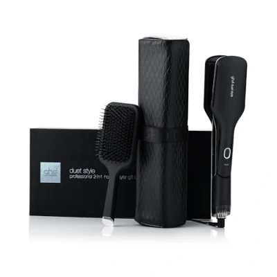 Image of ghd Duet Style Gift Set 2 in 1 Hot Air Styler with Paddle Hair Brush and Heat Resistant Bag, from Wet to Dry, Straighteners Dryer One Tool No Damage, UK Plug