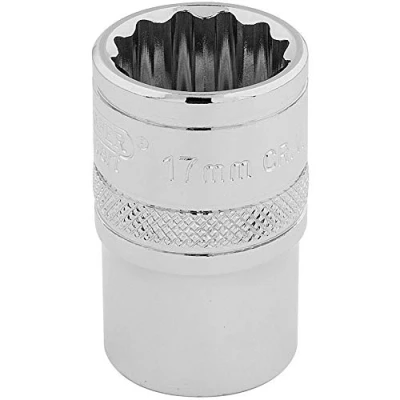 Image of Draper HI TORQ� 12 Point Socket, 1/2&quot; Sq. Dr., 17mm