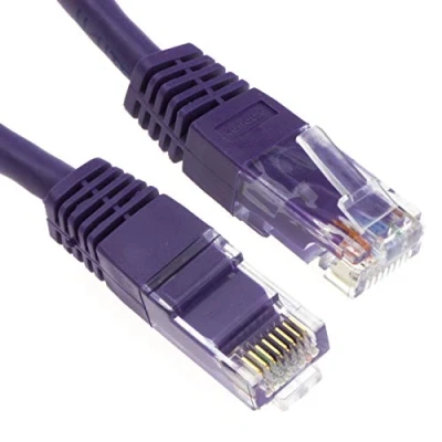 Image of kenable Ethernet Network Cable Cat6 GIGABIT RJ45 COPPER Internet Patch Lead Purple 1m [1 metres]
