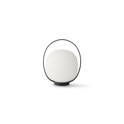 Image of New Works LED rechargeable table lamp Lantern, white, glass, dimmable