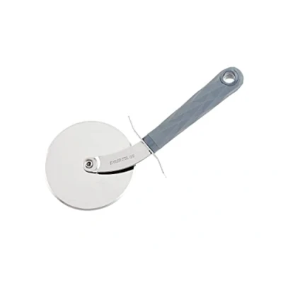 Image of Wiltshire Diamond Handle Pizza Cutter, Wheel, Slicer, Dimensions: 21x9x2cm, Colour: Grey