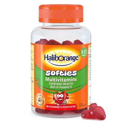 Image of Haliborange Multivitamins Strawberry Fruit Softies, Gummy, 60