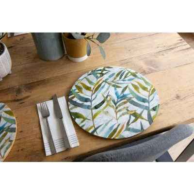 Image of d c fix Self Adhesive Lorina Leaves 45cm x 1 Meter Roll Sticky Back Vinyl 200 3253, Green
