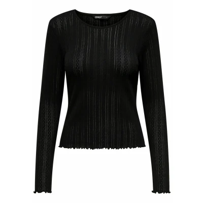 Image of ONLY Carlotta NOOS Long sleeved top, Women&#039;s, Size: XS, Black