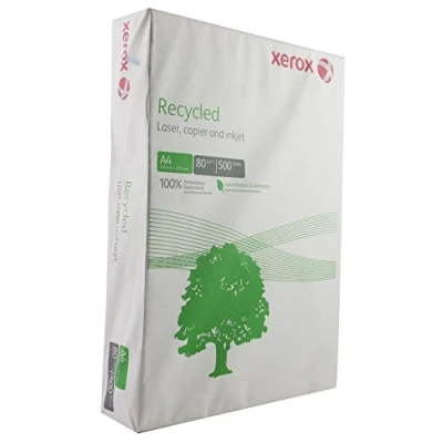 Image of Xerox A4 80gsm Recycled Paper White Ream