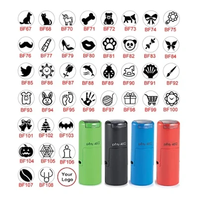 Image of iStampStore Small Stamp, Custom Self Inking Loyal Loyalty Card Mini Stamp 15 Color Choices