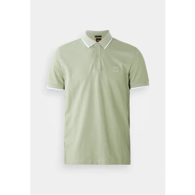 Image of BOSS Passertip Polo shirt, Men&#039;s, Size: 3XL, Open green