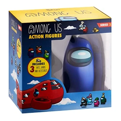 Image of Among Us Collectible Action Figures With Accessories Series 2 (Blue) 17cm