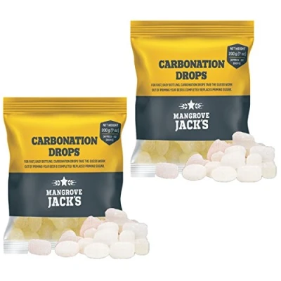 Image of 2x Mangrove Jacks Carbonation Drops 60 200g Sugar Tablets for priming beer