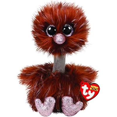 Image of TY 36283 15 cm Orson Brown Ostrich Beanie BOOS, Multicolored