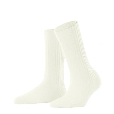 Image of FALKE Women&#039;s Cosy Wool Boot W SO Viscose Cashmere Plain 1 Pair Socks, White (Off 2040) new eco friendly, 2.5 5