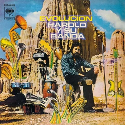 Image of Harold Y Su Banda Evolucion Translucent Green vinyl 2022 UK LP MOVLP3060