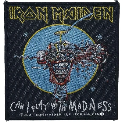 Image of Iron Maiden Can I Play with Madness Patch 10cm x