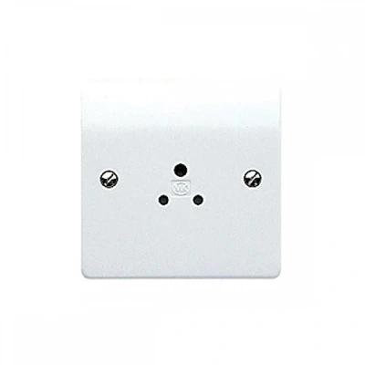 Image of Mk K770WHI 2A 1 Gang Round Pin Socket