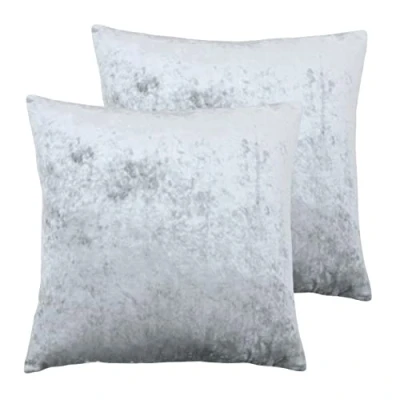 Image of Paoletti Verona Cushions (Twin Pack) Silver One Size