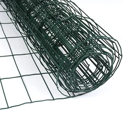 Image of NTI MARKSMAN Galvanised Mesh Wire SQUARE Or HEXAGONAL Fence Aviary Rabbit Hutch Net Heavy Duty Quality Chicken (0.9 X 10M GREEN (100mm))