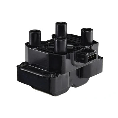 Image of ERR6045 Ignition Coil HELLA 5DA 193 175 691 3 pin connector 12V Block FIAT: Punto II Hatchback, I ALFA ROMEO: 164
