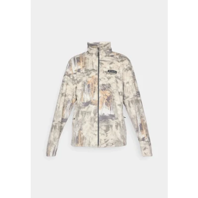 Image of Columbia Men&#039;s Steens Mountain Printed Jacket, Full Zip Fleece City Grey Deschutestrees, XL