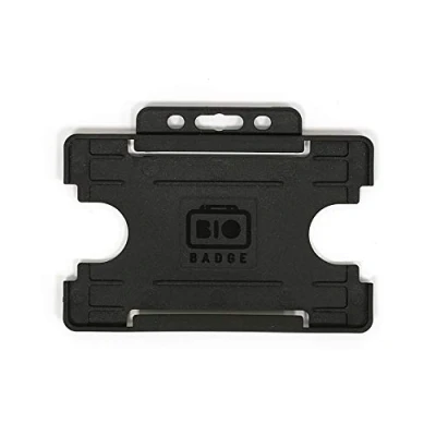 Image of Customcard ltd Pack of 10 x Rigid Identity ID Card Pass Badge Holders Black